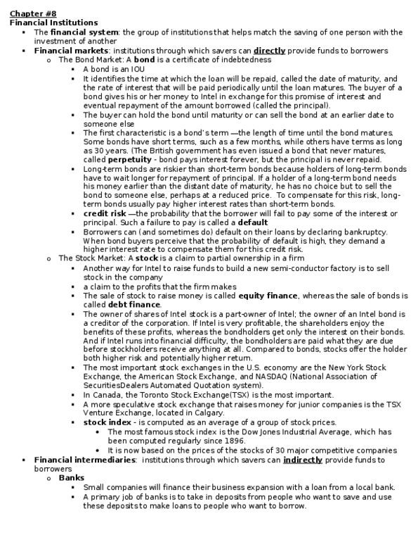 ECN 204 Chapter Notes - Chapter 8: Capital Accumulation, Longrun, Demand Curve thumbnail