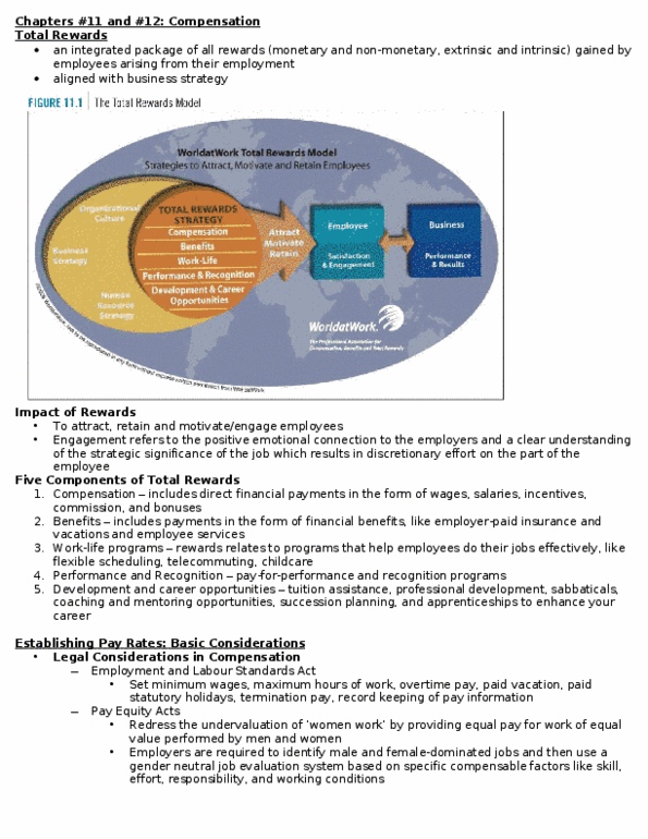 MHR 523 Lecture Notes - Prevailing Wage, Gender Pay Gap, Performance Appraisal thumbnail