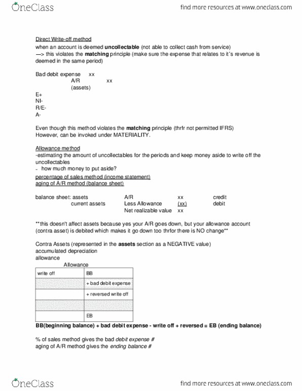 COMMERCE 1AA3 Chapter Notes - Chapter 5: Matching Principle, Income Statement thumbnail