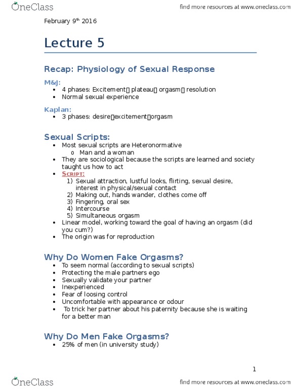 PSY 3122 Lecture Notes - Lecture 5: Nonverbal Communication, Heterosexism, Sexual Dysfunction thumbnail