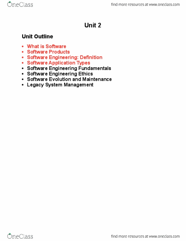 Software Engineering 4453A/B Lecture Notes - Lecture 3: Software Engineering, Software Evolution, Systems Engineering thumbnail