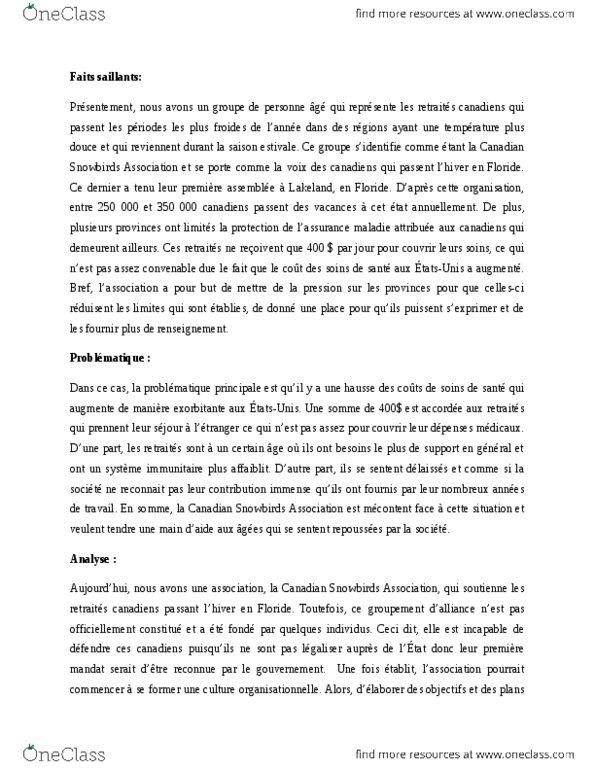 ADM 1700 Lecture Notes - Lecture 2: Snowbirds, La Voix, Linear Motor thumbnail