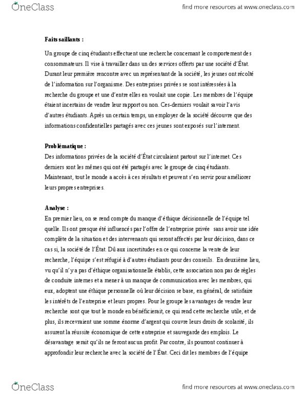 ADM 1700 Lecture Notes - Lecture 3: Le Monde, Vise thumbnail