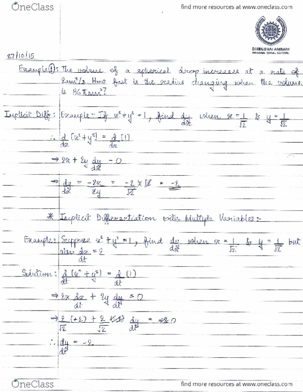 MATH 104 Lecture Notes - Lecture 4: Dhirubhai Ambani International School, Dhirubhai Ambani, Horse Length thumbnail