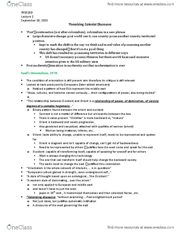 WGS260H1 Lecture Notes - Lecture 2: Execution Unit thumbnail