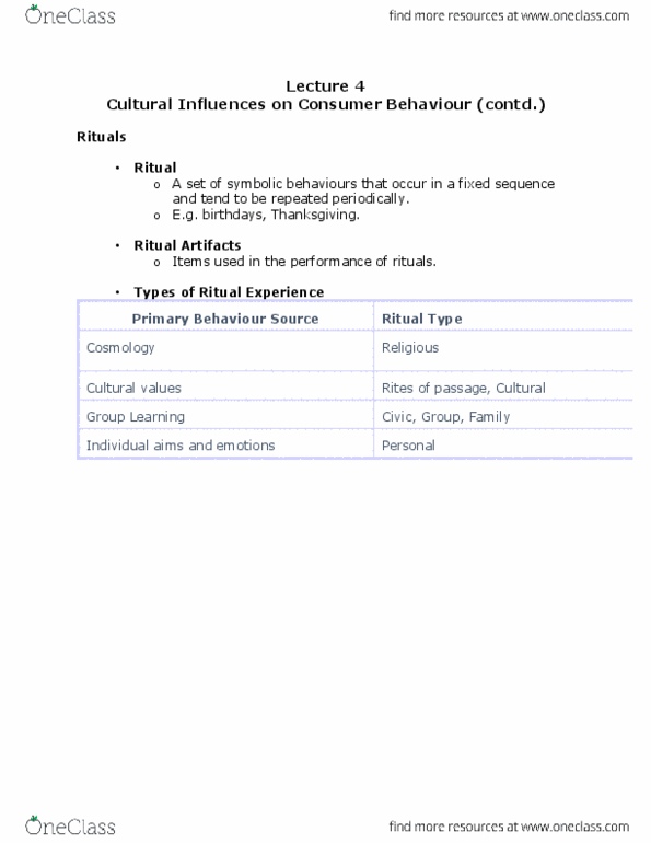 ADM 3321 Lecture Notes - Lecture 4: Gestation, Rideau Canal, Sanctification thumbnail