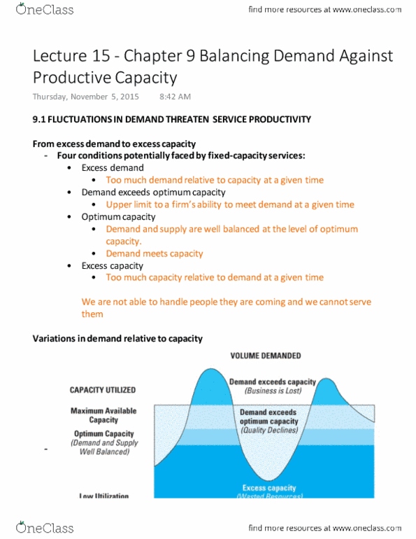 ADM 3322 Lecture 15: Chapter 9 Balancing Demand Against Productive Capacity thumbnail