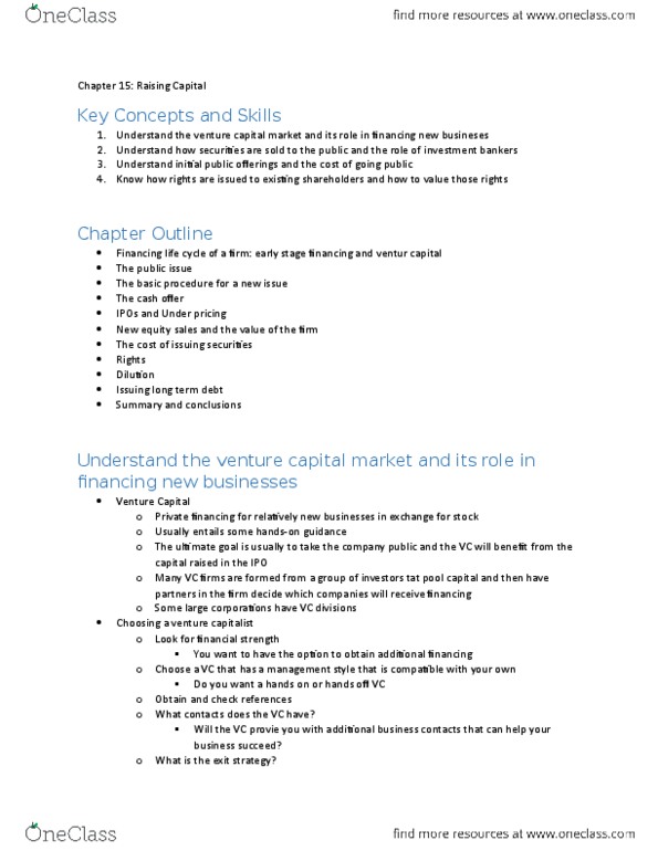 FIN 401 Lecture Notes - Lecture 4: Initial Public Offering, Multiunit Auction, Dutch Auction thumbnail