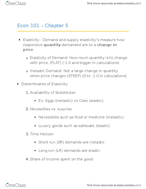 ECON-101 Lecture 5: Econ 101 – Chapter 5 thumbnail