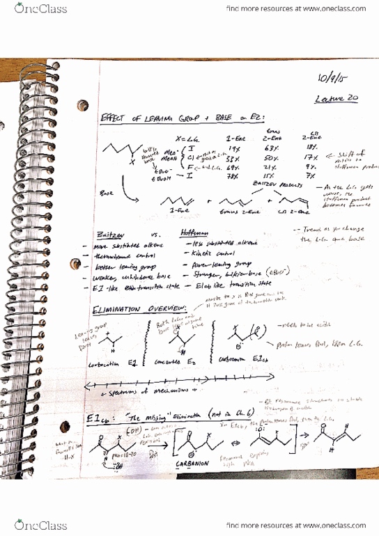 L07 Chem 261 Lecture Notes - Lecture 20: Ethiopian Aristocratic And Court Titles, Methoxide, Alkene thumbnail