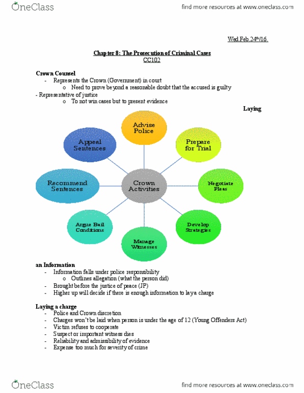 CC102 Lecture Notes - Lecture 9: Expert Witness, Recognizance, Reuters thumbnail