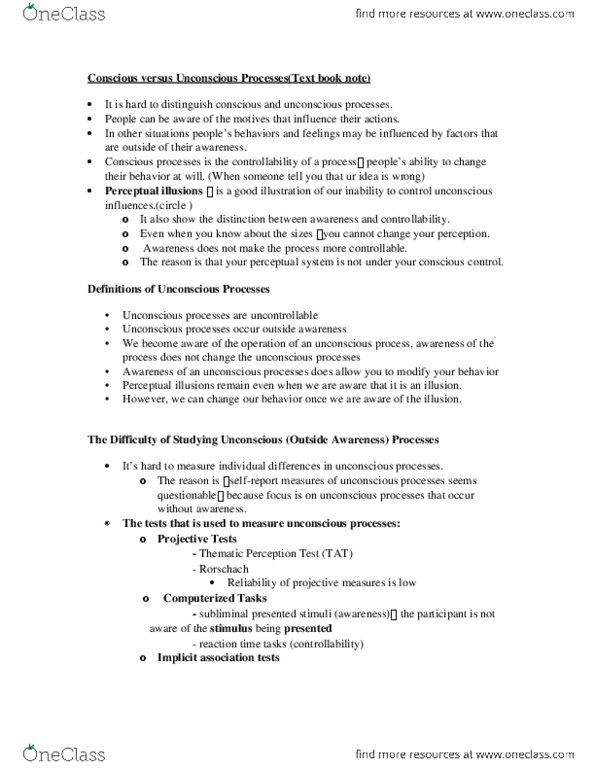 PSY230H5 Lecture Notes - Lecture 9: Correlation And Dependence, Convergent Validity, Bosson thumbnail