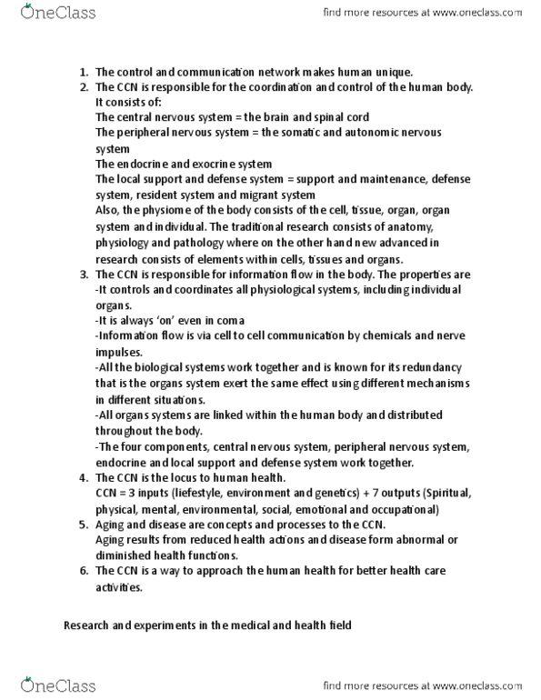 BIOL 1080 Lecture Notes - Lecture 9: Caffeine, Gap Junction, Membrane Transport Protein thumbnail