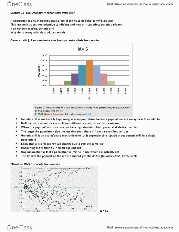 Biology 1001A Lecture Notes - Lecture 15: Heterozygote Advantage, Sequential Hermaphroditism, Parthenogenesis thumbnail