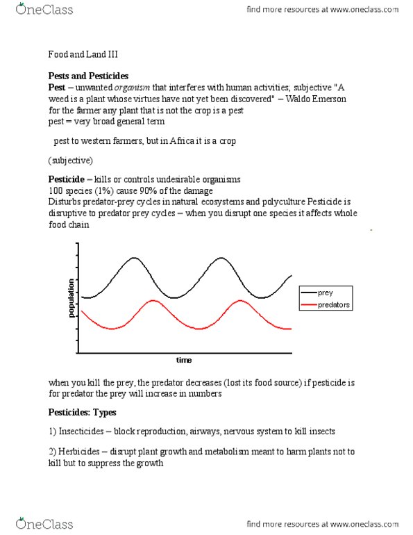 Environmental Science 1021F/G Lecture Notes - Lecture 5: Biomimetics, Environmental Health, Biological Pest Control thumbnail