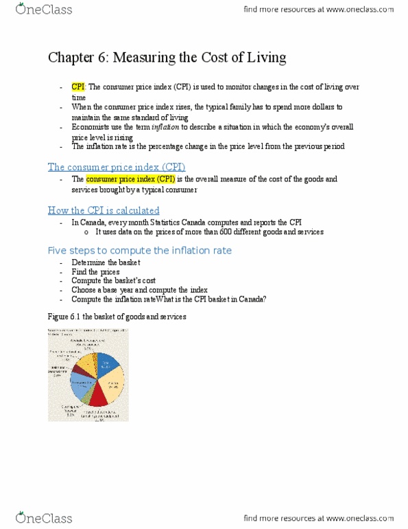 ECO 1102 Lecture Notes - Lecture 6: Real Interest Rate, Nominal Interest Rate, Gdp Deflator thumbnail