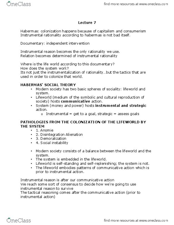 CMN 3109 Lecture Notes - Lecture 7: John Dewey, Pragmatics, Authoritarianism thumbnail