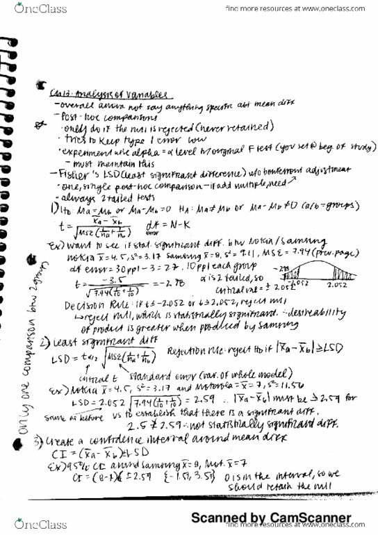 BAMG 20150 Lecture Notes - Lecture 12: Hyperbolic Function, Analysis Of Variance, By2 thumbnail