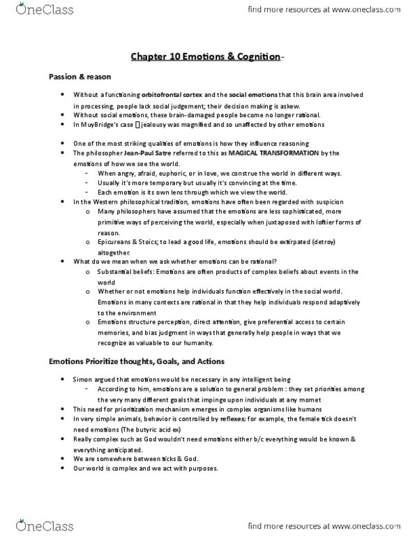 PSYC18H3 Chapter Notes - Chapter 10: Ultimatum Game, Reciprocal Altruism, Reid Technique thumbnail