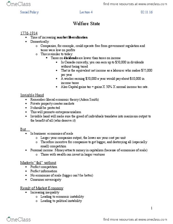 SSCI 1200U Lecture Notes - Lecture 4: Family Values, Business Cycle, Unemployment Benefits thumbnail