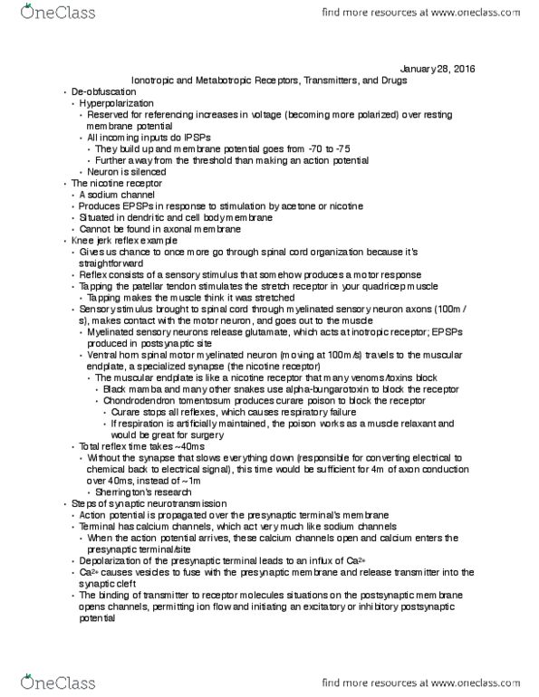 PSYCH 230 Lecture Notes - Lecture 7: Haloperidol, Diglyceride, Heart Failure thumbnail