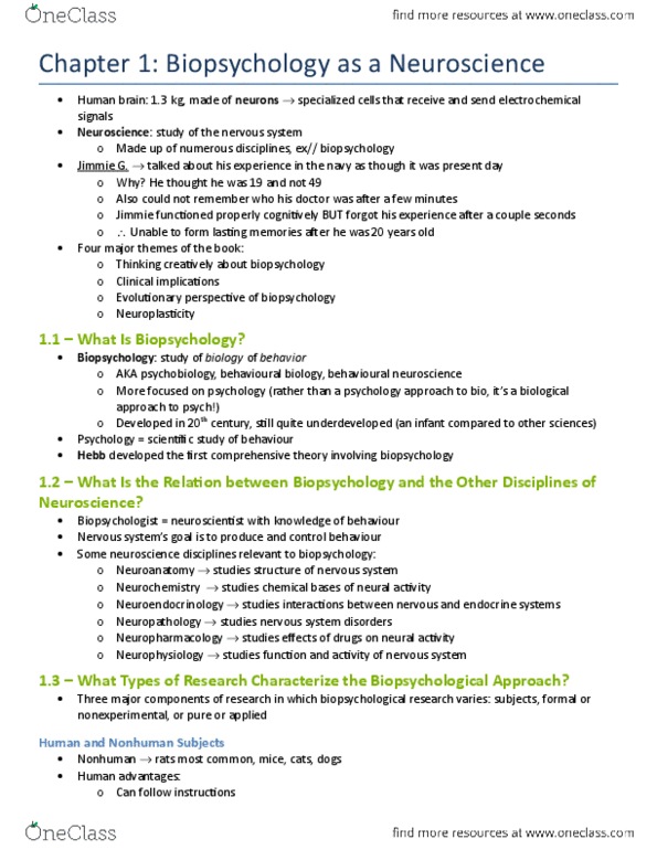 PSY290H1 Chapter Notes - Chapter 1 - 2: Gamete, Tinkerer, Genetic Recombination thumbnail