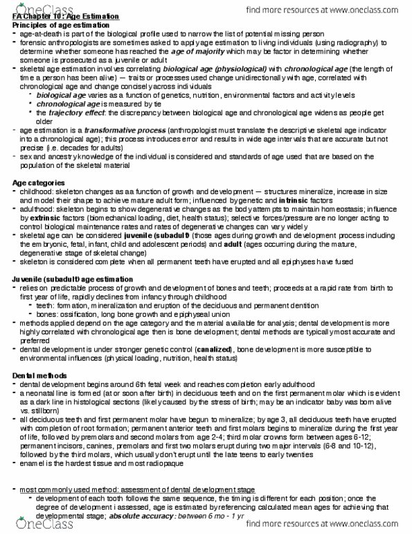 ANTHROP 3FA3 Chapter Notes - Chapter 10: Menopause, Osteoporosis, Osteon thumbnail