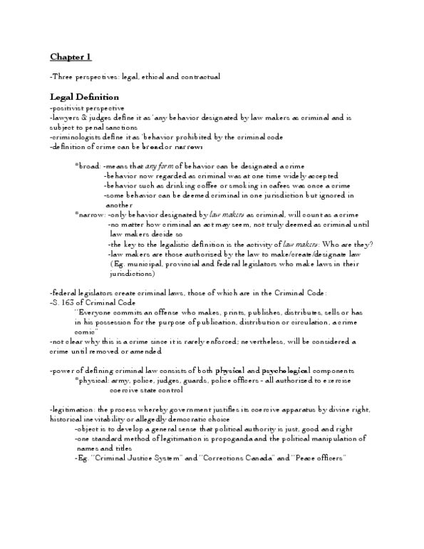 LAWS 2301 Chapter Notes - Chapter 1: White-Collar Crime, Embezzlement, Loan Shark thumbnail