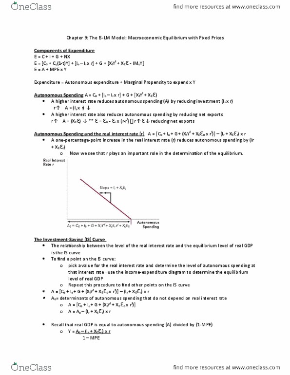ECN 600 Lecture Notes - Lecture 1: Nominal Interest Rate, Real Interest Rate, Open Market Operation thumbnail