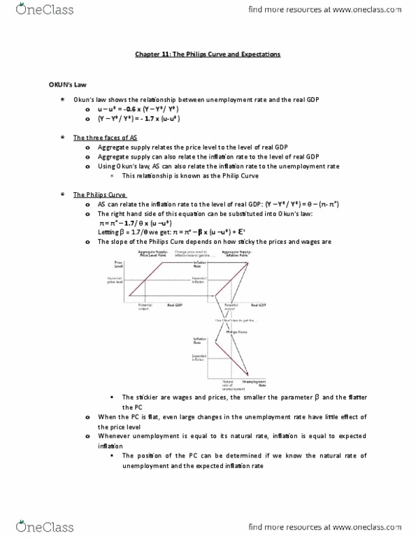 ECN 600 Lecture Notes - Lecture 3: Labour Market Flexibility, Real Interest Rate, Aggregate Supply thumbnail
