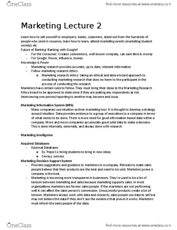 MCS 1000 Lecture Notes - Lecture 2: Decision Support System, Data Mining, Hoodie thumbnail