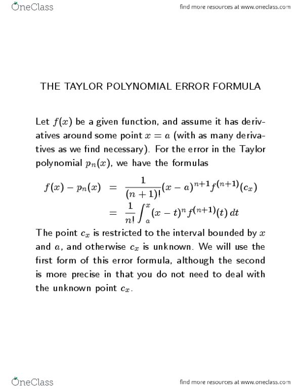 01:198:323 Lecture Notes - Lecture 2: Constant Function thumbnail