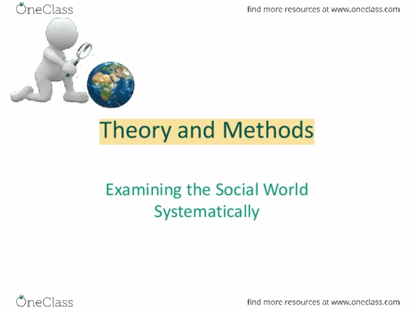 Sociology 1025A/B Lecture 2: Systematic Thinking thumbnail