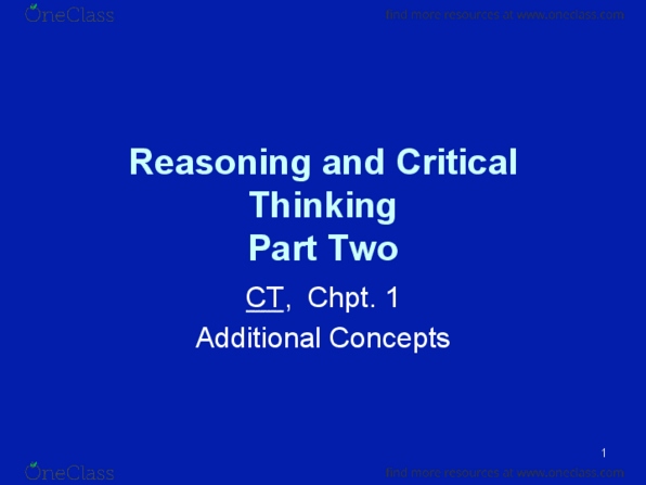 PHI 1101 Lecture 3: Unit 1-Part 2 thumbnail