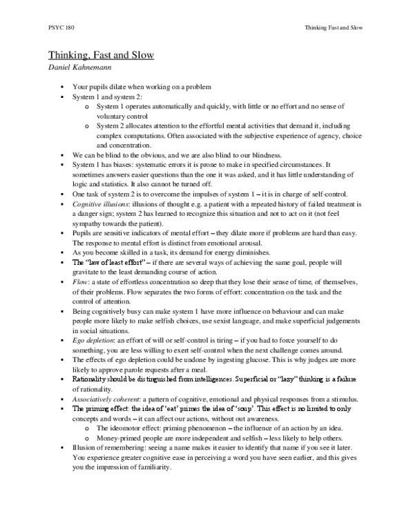 PSYC 180 Chapter Notes -Risk-Seeking, Simple Algorithm, Prospect Theory thumbnail