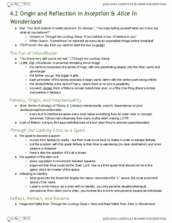 ENGC23H3 Lecture Notes - Lecture 8: Intertextuality thumbnail