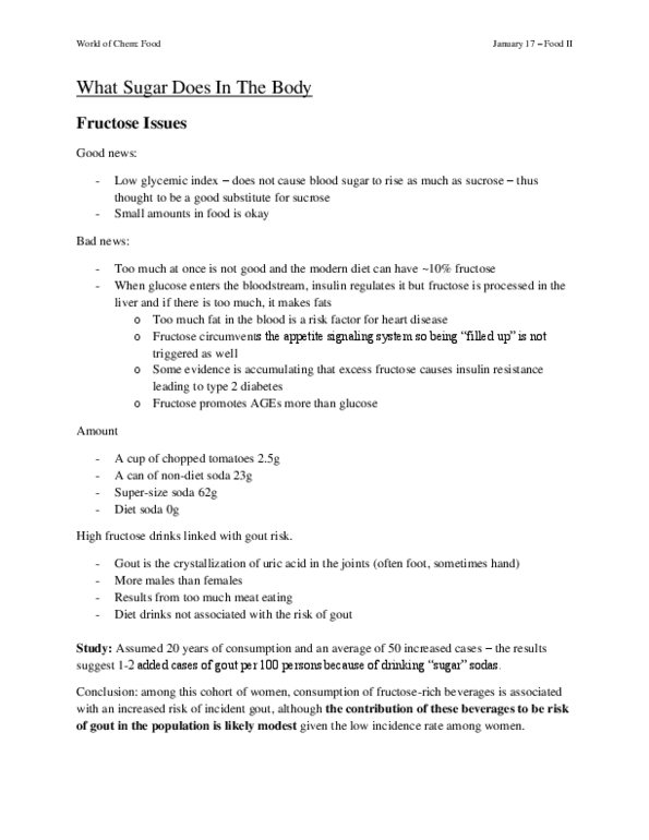 CHEM 181 Lecture Notes - Monsanto, University Of California, San Francisco, Mouthfeel thumbnail