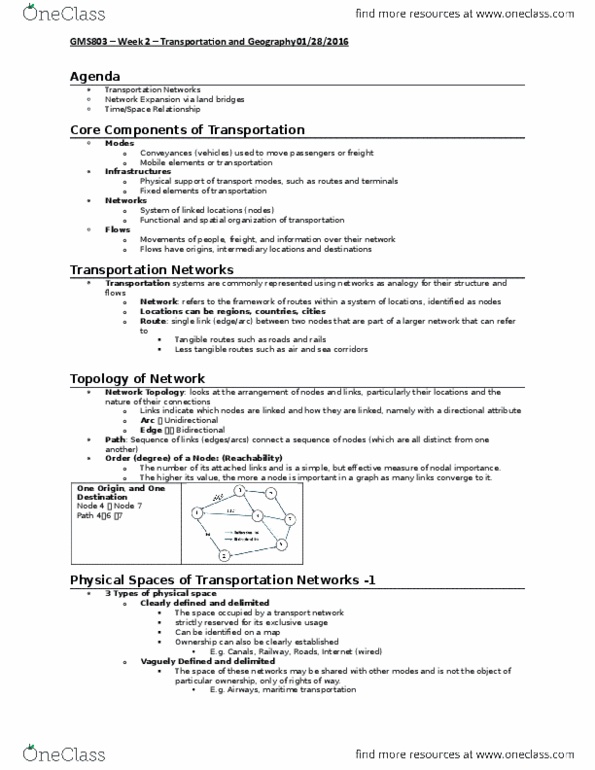 GMS 803 Lecture Notes - Lecture 2: Package Delivery, Land Bridge, Wi-Fi thumbnail