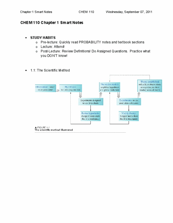 CHEM 110 Chapter Notes - Chapter 1: Significant Figures thumbnail