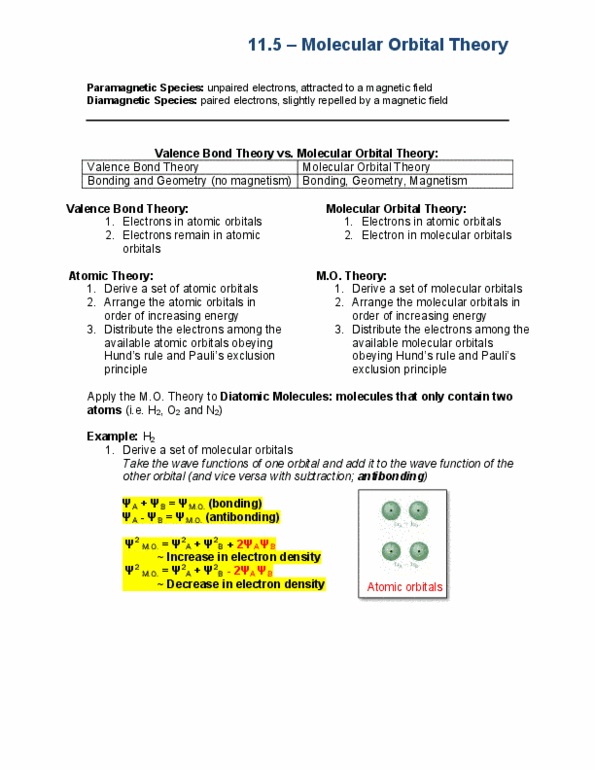 CHEM 110 Lecture Notes - Fluorine, Covalent Bond, Benzene thumbnail