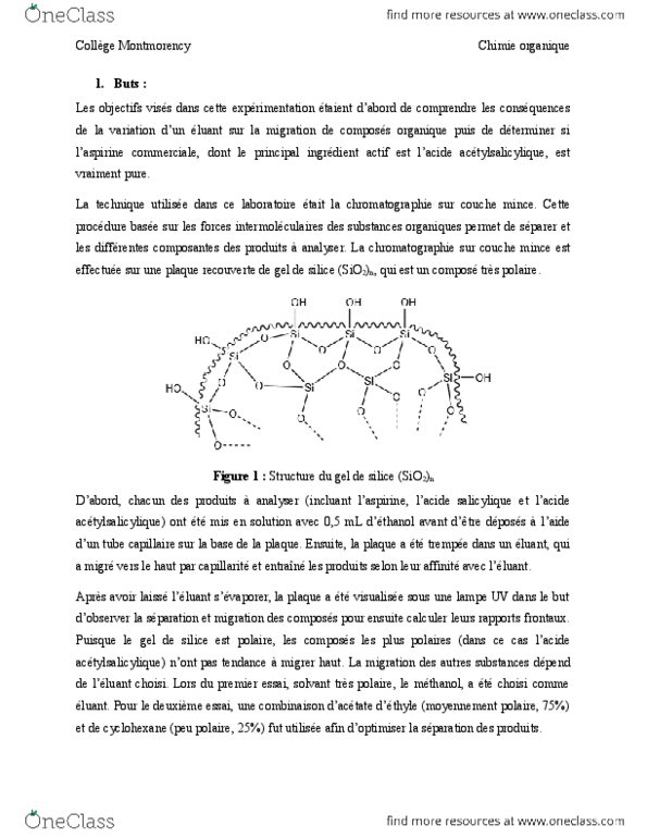 CHM 1721 Lecture 1: Rapport chimie 1 (1) thumbnail