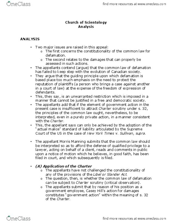 CMN 2170 Chapter Notes - Chapter Tab 5: Crown Attorney, Liberal Democracy, Inherent Jurisdiction thumbnail