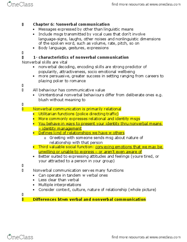 PSY 3102 Chapter Notes - Chapter 6: Public Space, Intentionality, Body Language thumbnail