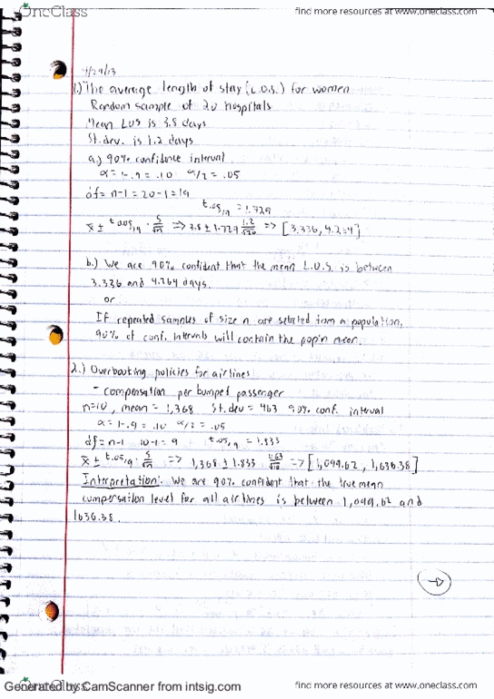 ECON 15B Lecture 3: (4-29-13) Confidence Interval Examples thumbnail