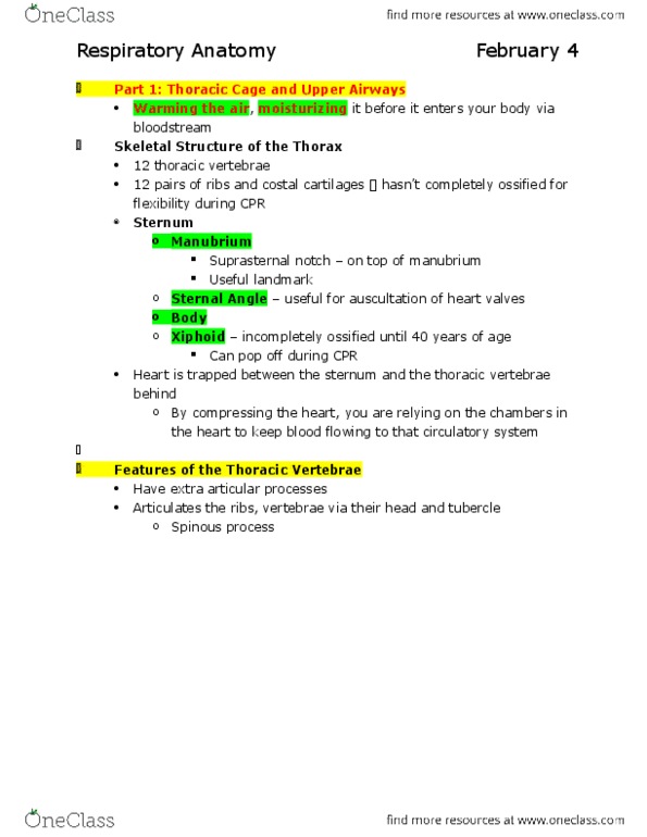 HTHSCI 1H06 Lecture Notes - Lecture 3: Perfusion, Limbic System, Baroreceptor thumbnail