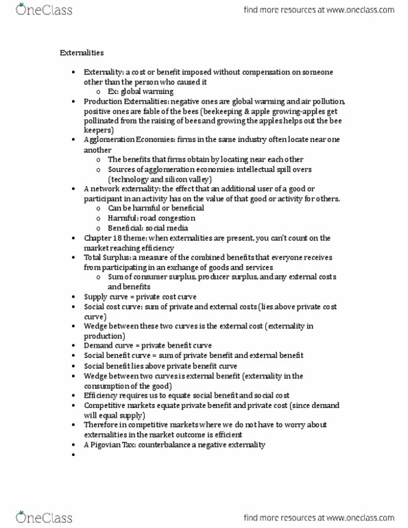 ECON 200 Lecture Notes - Lecture 5: Demand Curve, Economic Surplus, Beekeeping thumbnail