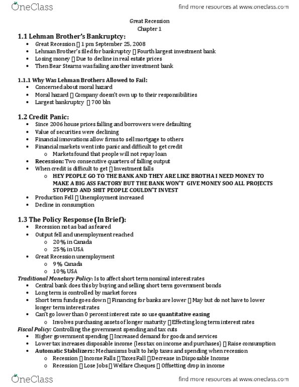 EC250 Chapter Notes - Chapter 1: Put On, Canadian Dollar, Credit Default Swap thumbnail