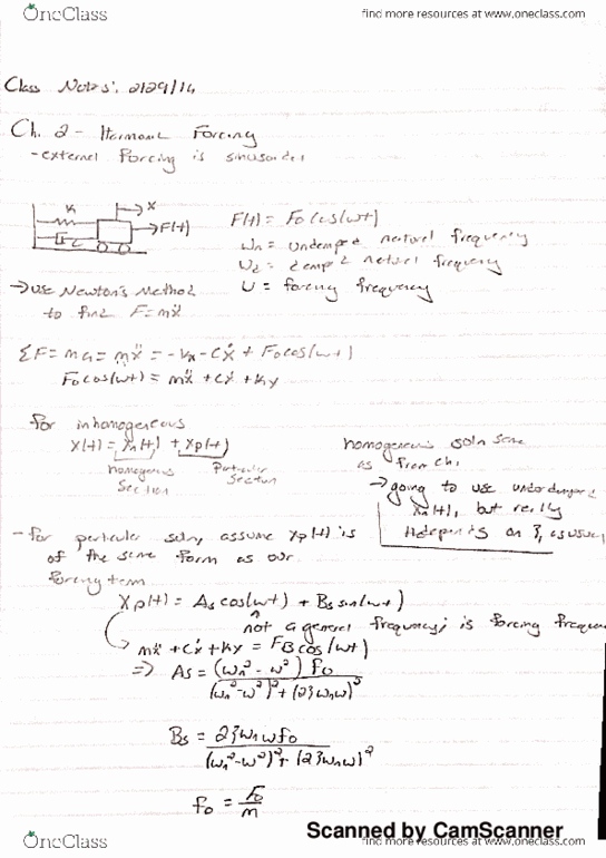 MAE 321 Lecture 10: MAE 321 - Class Notes - 2-29-16 thumbnail