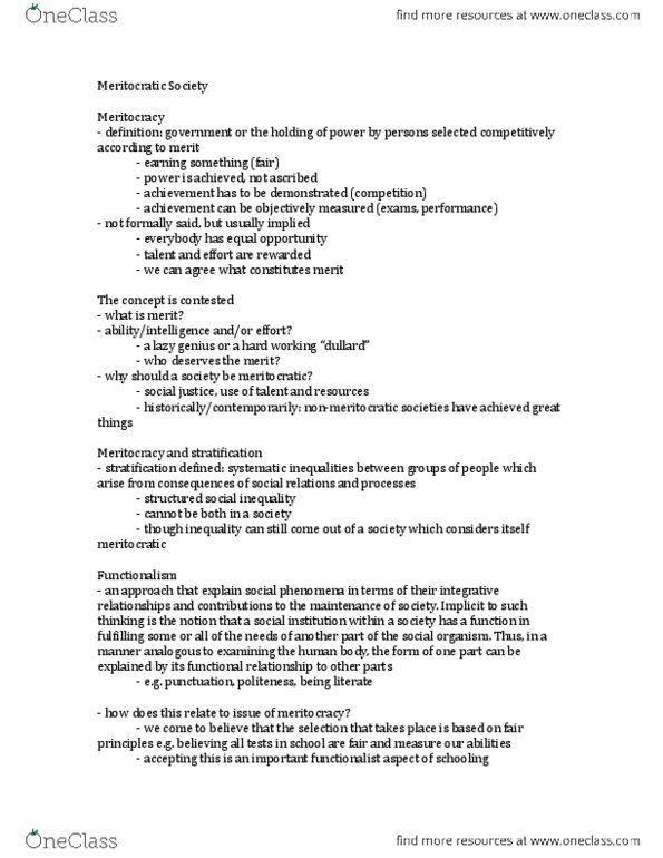 Sociology 1027A/B Lecture Notes - Lecture 1: Eurocentrism, Malcolm Gladwell, Barter thumbnail