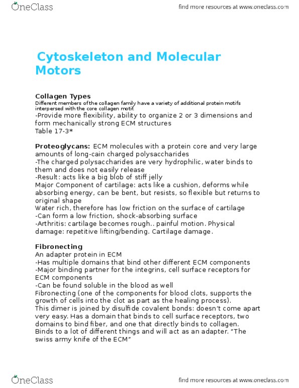 BIOL201 Lecture Notes - Lecture 8: Electrochemical Gradient, Glycogen, Cell Membrane thumbnail